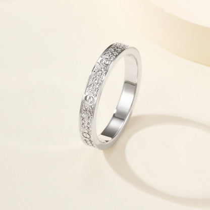 [LUCKY LOVE]LOVE RING 2.65MM DIAMOND