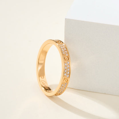 [LUCKY LOVE]LOVE RING 2.65MM DIAMOND