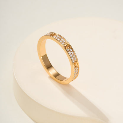 [LUCKY LOVE]LOVE RING 2.65MM DIAMOND