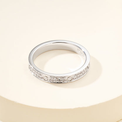[LUCKY LOVE]LOVE RING 2.65MM DIAMOND