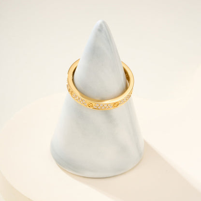 [LUCKY LOVE]LOVE RING 2.65MM DIAMOND