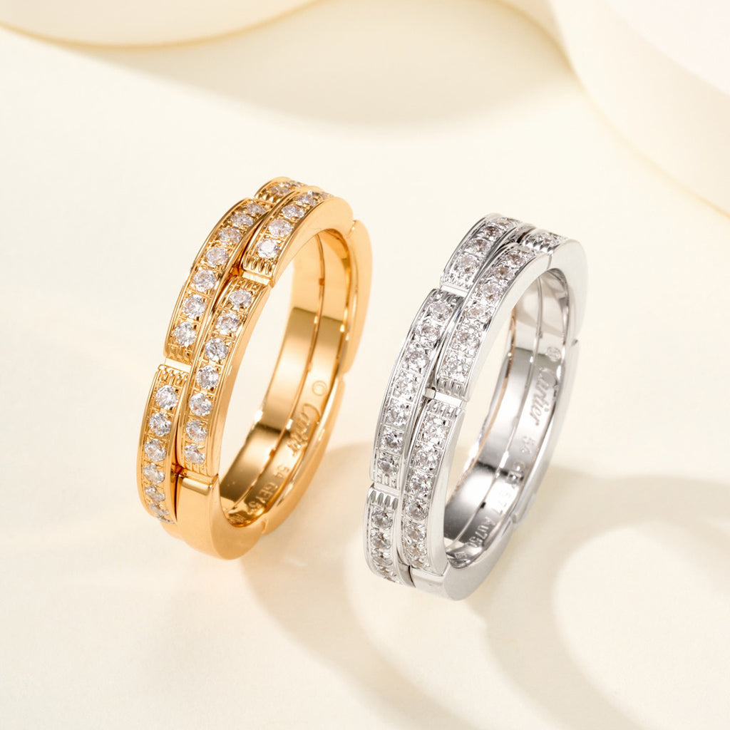 [LUCKY LOVE]MAILLON PANTHERE DIAMOND RING