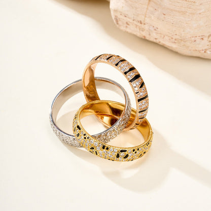 [LUCKY LOVE]TRINITY  RING LEOPARD PRINT