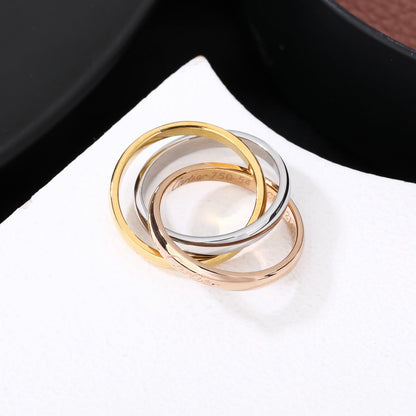[LUCKY LOVE]TRINITY 3.2MM RING COLLECTION