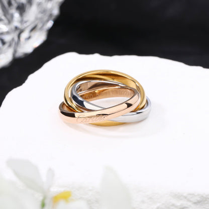 [LUCKY LOVE]TRINITY 3.2MM RING COLLECTION