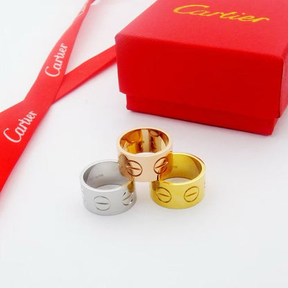 [LUCKY LOVE]LOVE 11MM LARGE RING