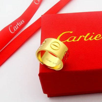 [LUCKY LOVE]LOVE 11MM LARGE RING