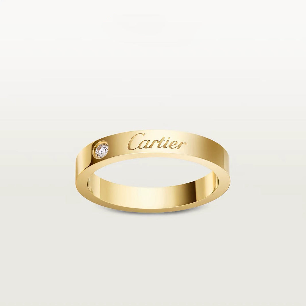[LUCKY LOVE]LOVE RING 4MM 1 DIAMOND