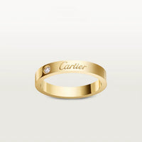 [LUCKY LOVE]LOVE RING 4MM 1 DIAMOND