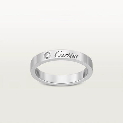 [LUCKY LOVE]LOVE RING 4MM 1 DIAMOND