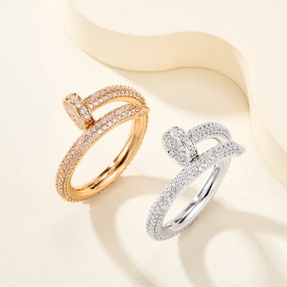 [LUCKY LOVE]JUSTE RING 2.6MM FULL DIAMOND