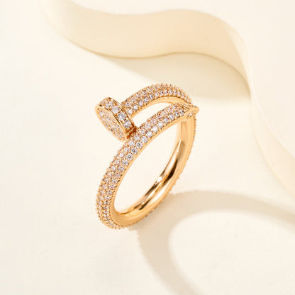 [LUCKY LOVE]JUSTE RING 2.6MM FULL DIAMOND