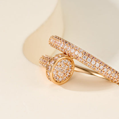 [LUCKY LOVE]JUSTE RING 2.6MM FULL DIAMOND