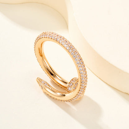 [LUCKY LOVE]JUSTE RING 2.6MM FULL DIAMOND