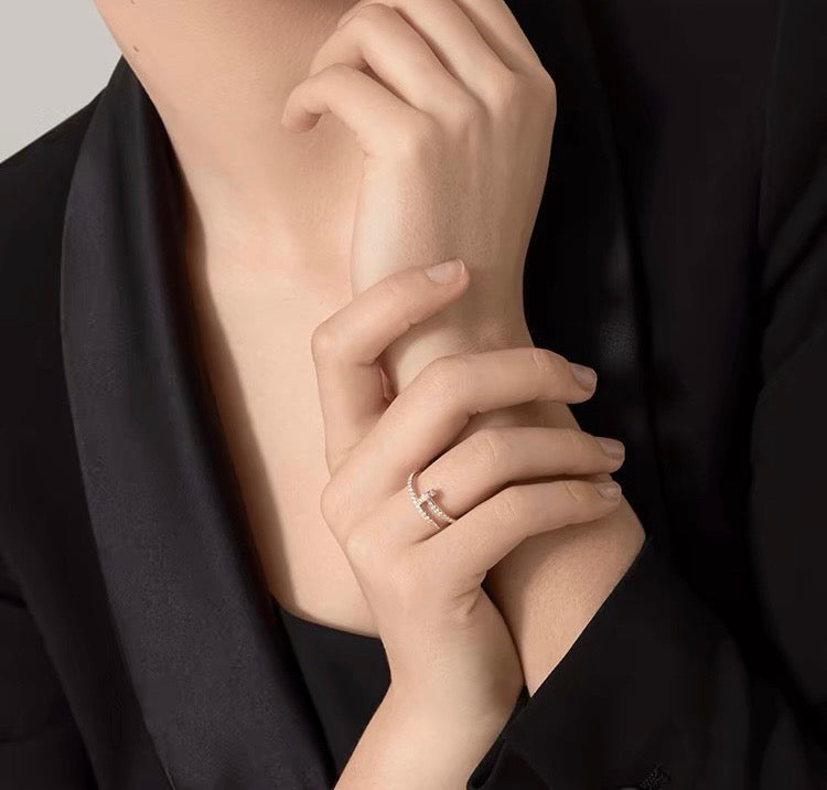 [LUCKY LOVE]JUSTE 1.8MM FULL DIAMOND RING