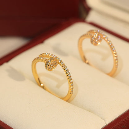 [LUCKY LOVE]JUSTE 1.8MM FULL DIAMOND RING