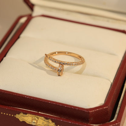 [LUCKY LOVE]JUSTE 1.8MM FULL DIAMOND RING