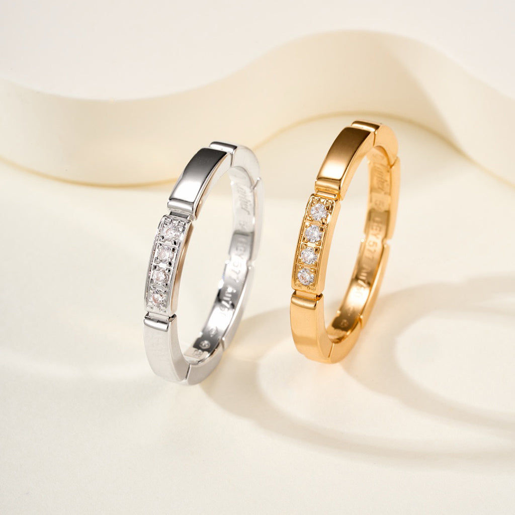 [LUCKY LOVE]MAILLON PANTHERE 4 DIAMOND RING