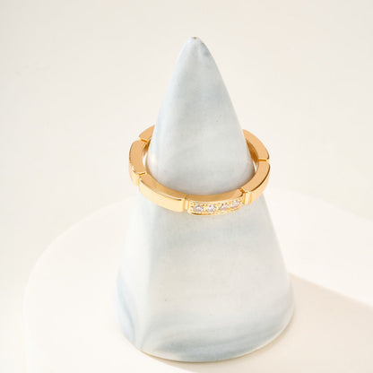 [LUCKY LOVE]MAILLON PANTHERE 4 DIAMOND RING