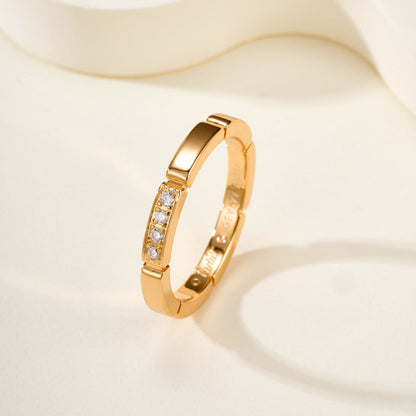 [LUCKY LOVE]MAILLON PANTHERE 4 DIAMOND RING