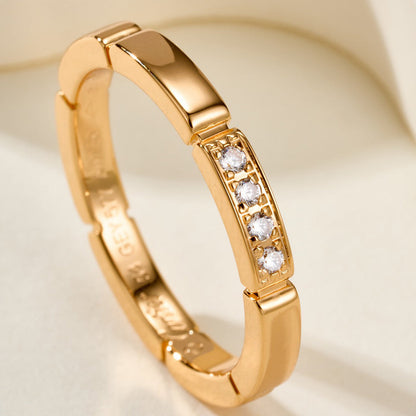 [LUCKY LOVE]MAILLON PANTHERE 4 DIAMOND RING