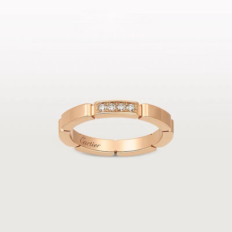 [LUCKY LOVE]MAILLON PANTHERE 4 DIAMOND RING