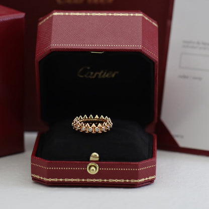 [LUCKY LOVE]CLASH 6.8MM DIAMOND MEDIUM RING