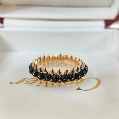 [LUCKY LOVE]CLASH 7.9MM AGATE CHALCEDONY RING