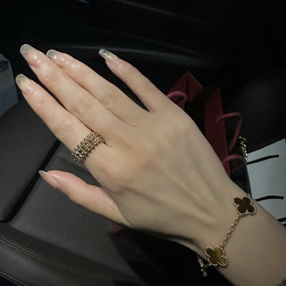 [LUCKY LOVE]CLASH 9.2MM DOUBLE ROW RING
