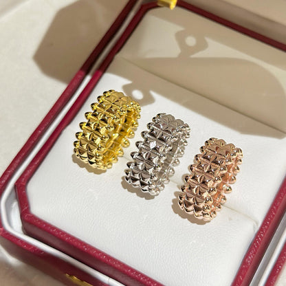 [LUCKY LOVE]CLASH 9.2MM DOUBLE ROW RING