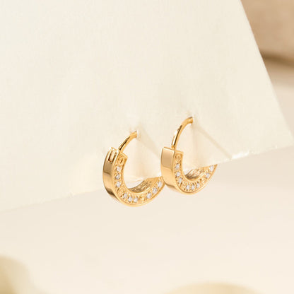[LUCKY LOVE]LOVE DIAMOND EARRINGS