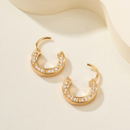 [LUCKY LOVE]LOVE DIAMOND EARRINGS