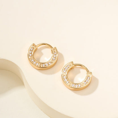 [LUCKY LOVE]LOVE DIAMOND EARRINGS