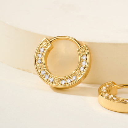 [LUCKY LOVE]LOVE DIAMOND EARRINGS