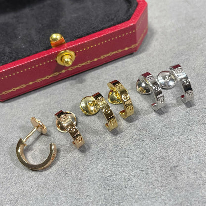 [LUCKY LOVE]LOVE EARRINGS 2.65 MM NO DIAMOND SMALL