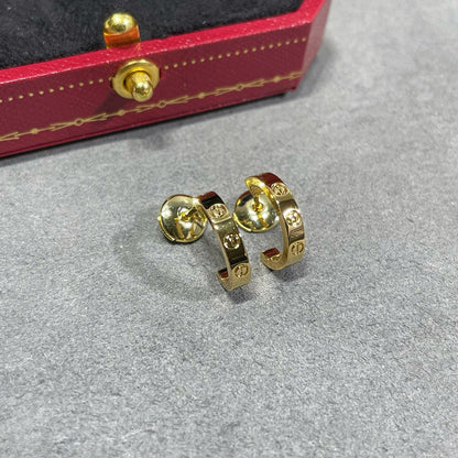 [LUCKY LOVE]LOVE EARRINGS 2.65 MM NO DIAMOND SMALL