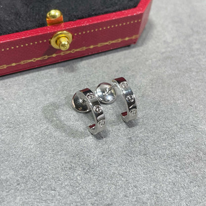 [LUCKY LOVE]LOVE EARRINGS 2.65 MM NO DIAMOND SMALL