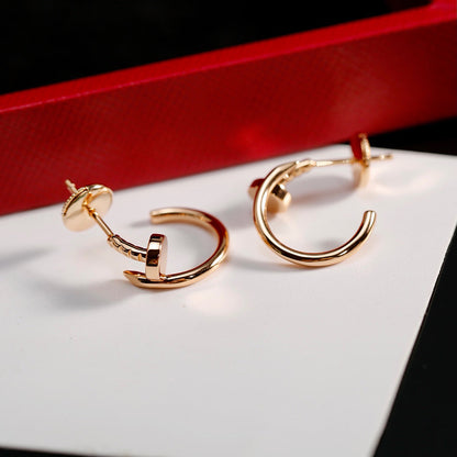 [LUCKY LOVE]JUSTE NO DIAMOND SMALL EARRINGS