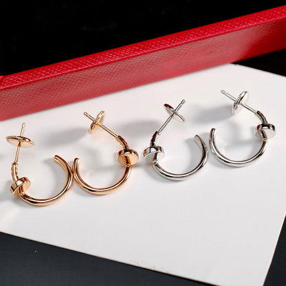 [LUCKY LOVE]JUSTE NO DIAMOND SMALL EARRINGS