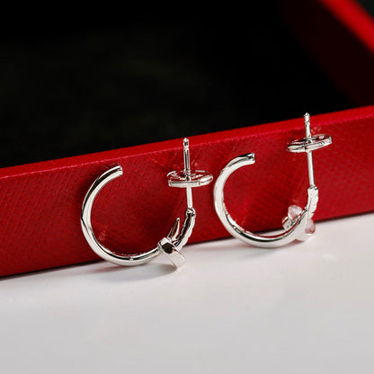 [LUCKY LOVE]JUSTE NO DIAMOND SMALL EARRINGS