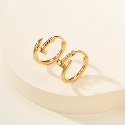 [LUCKY LOVE]JUSTE NO DIAMOND MINI EARRINGS