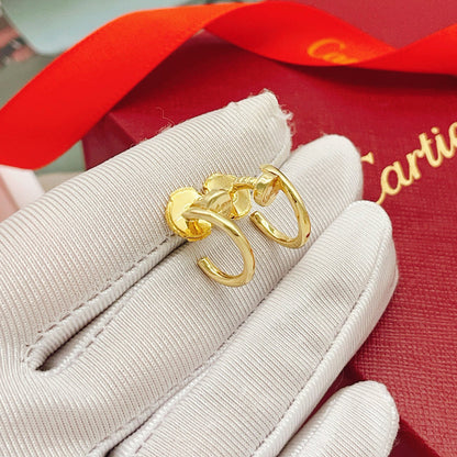 [LUCKY LOVE]JUSTE NO DIAMOND MINI EARRINGS