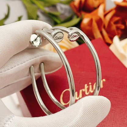 [LUCKY LOVE]JUSTE NO DIAMOND LARGE EARRINGS