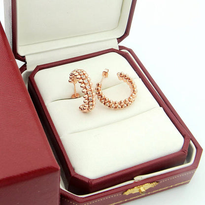 [LUCKY LOVE]CLASH FULL DIAMOND MEDIUM EARRINGS
