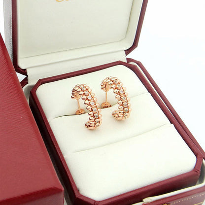 [LUCKY LOVE]CLASH FULL DIAMOND MEDIUM EARRINGS
