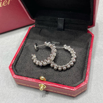 [LUCKY LOVE]CLASH FULL DIAMOND MEDIUM EARRINGS