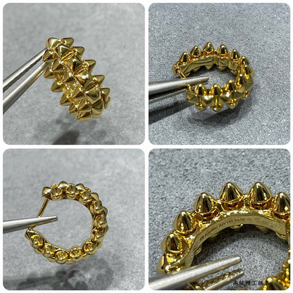 [LUCKY LOVE]CLASH MINI HOOP EARRINGS