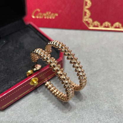 [LUCKY LOVE]CLASH HOOP LARGE EARRINGS