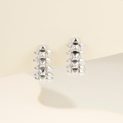 [LUCKY LOVE]CLASH MINI HOOP EARRINGS
