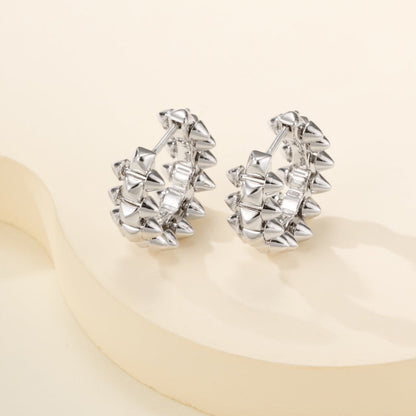 [LUCKY LOVE]CLASH MINI HOOP EARRINGS